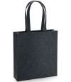 BG723 BagBase Felt Tote Bag Charcoal Melange colour image
